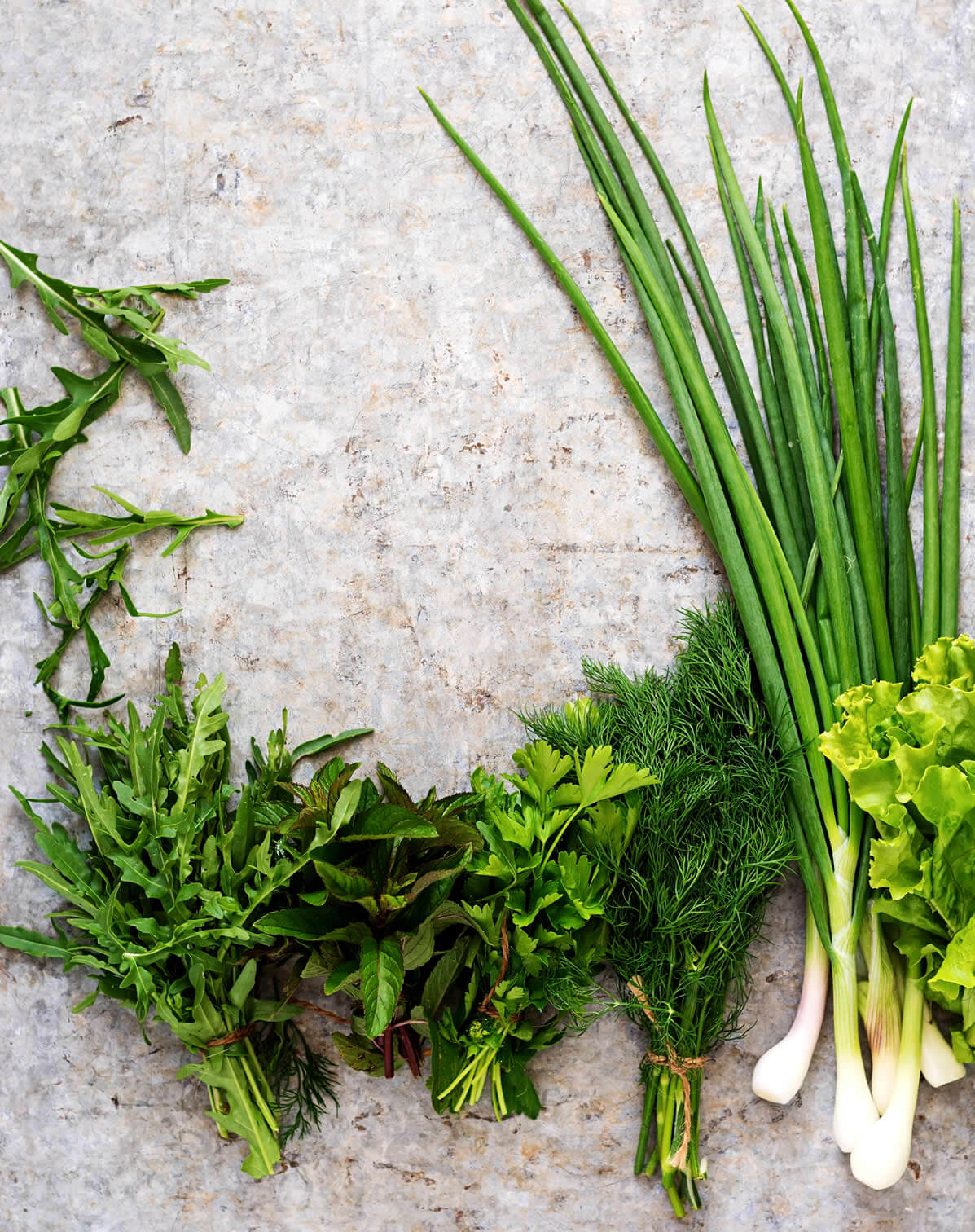 various herbs and spices used to make healthy food taste good