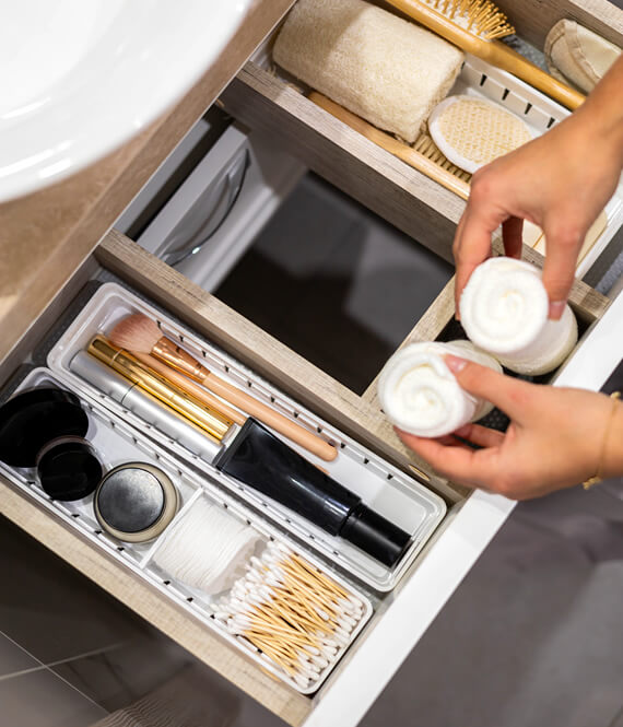 small bathroom organization ideas