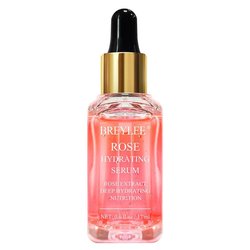 Rose hydrating serum as an example of what to use after a derma roller