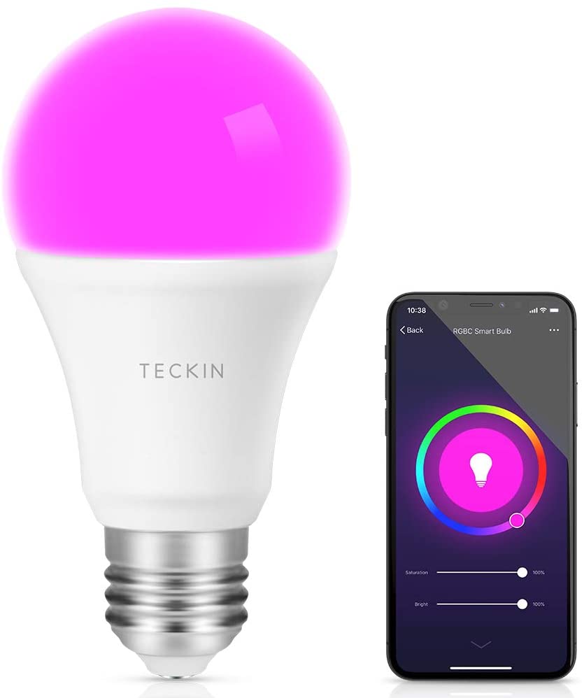 color changing bulb as home decor idea thats cheap