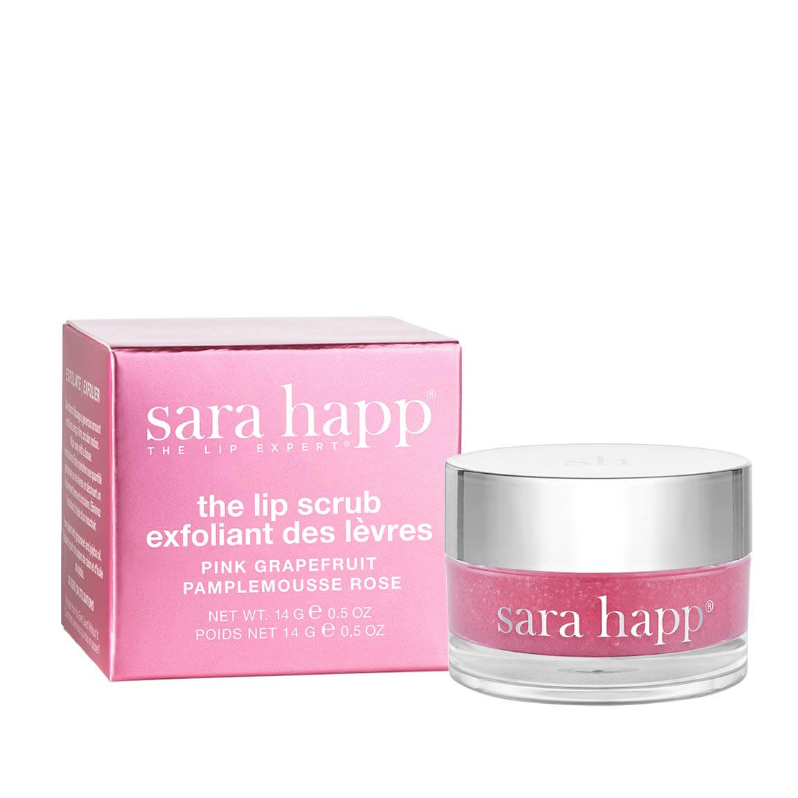 pink grapefruit lip scrub