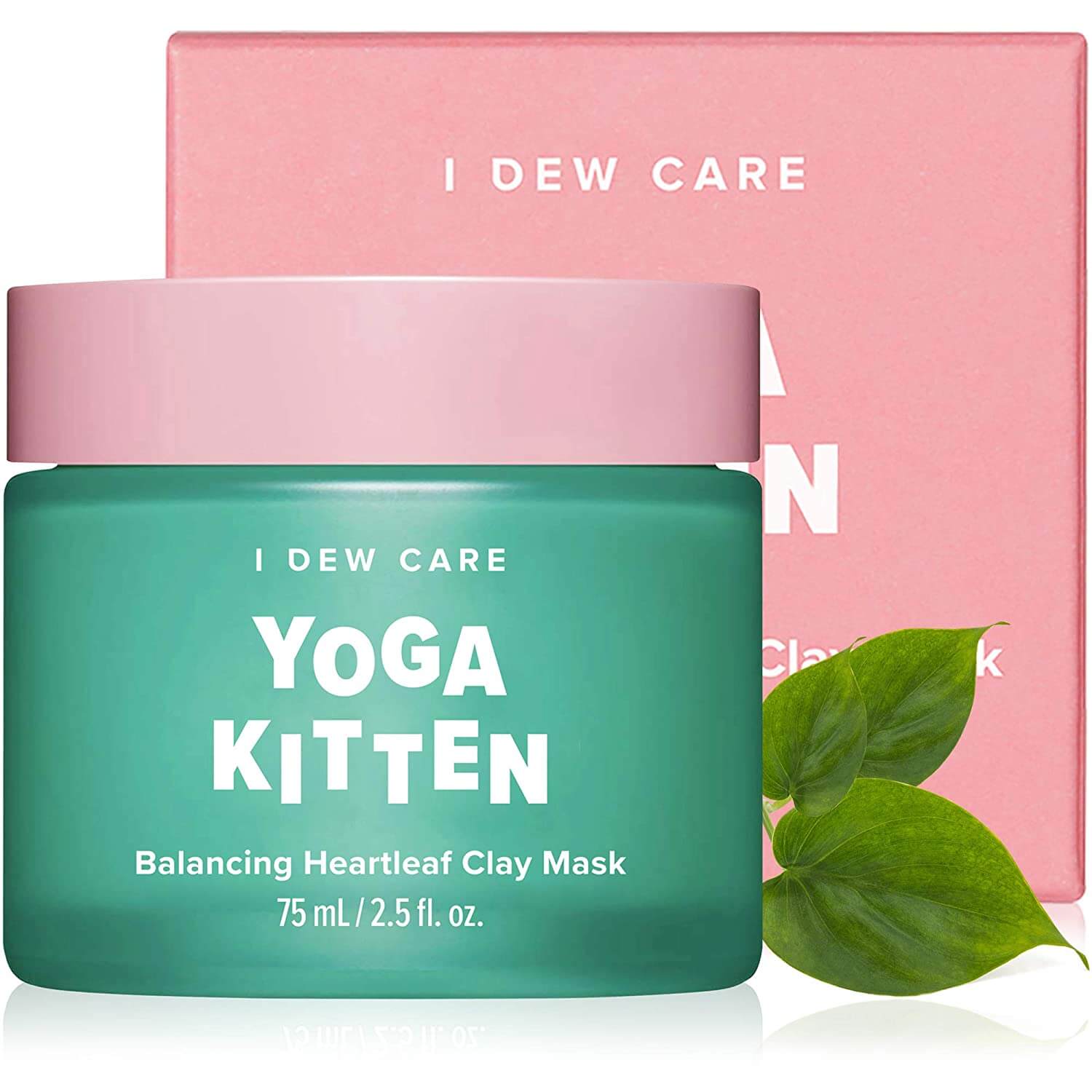 yoga kitten balancing heartleaf clay mask for face packs