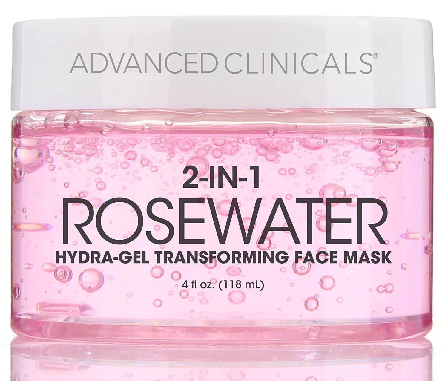 rosewater hydrating face pack by advanced clinicals