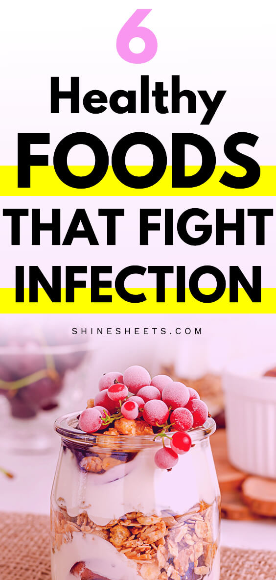 meal made from foods that fight infection