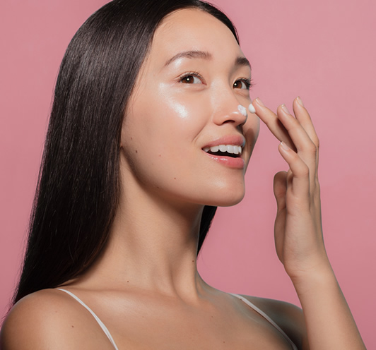korean skincare example of how to look good without makeup