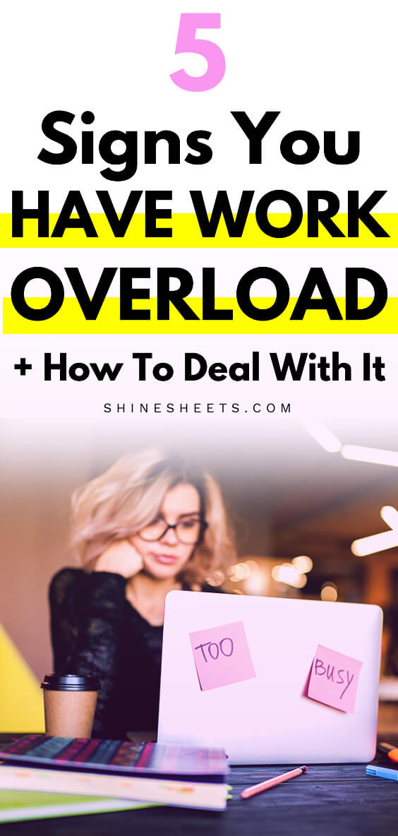 blonde woman with glasses trying to deal with her work overload