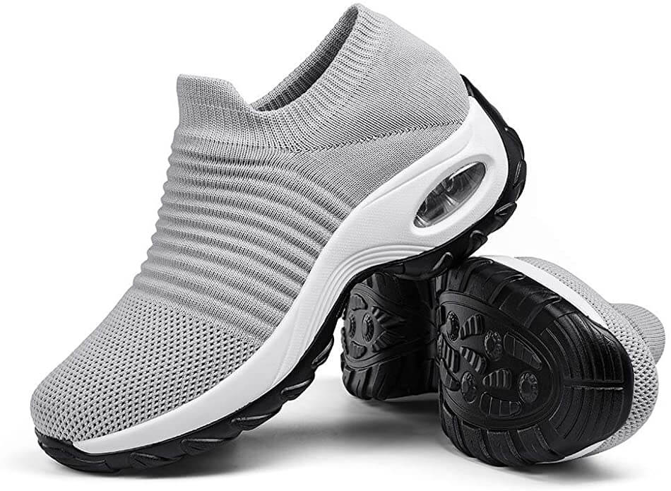 Walking sneakers, slip on sock shoes erfect for walking challenge