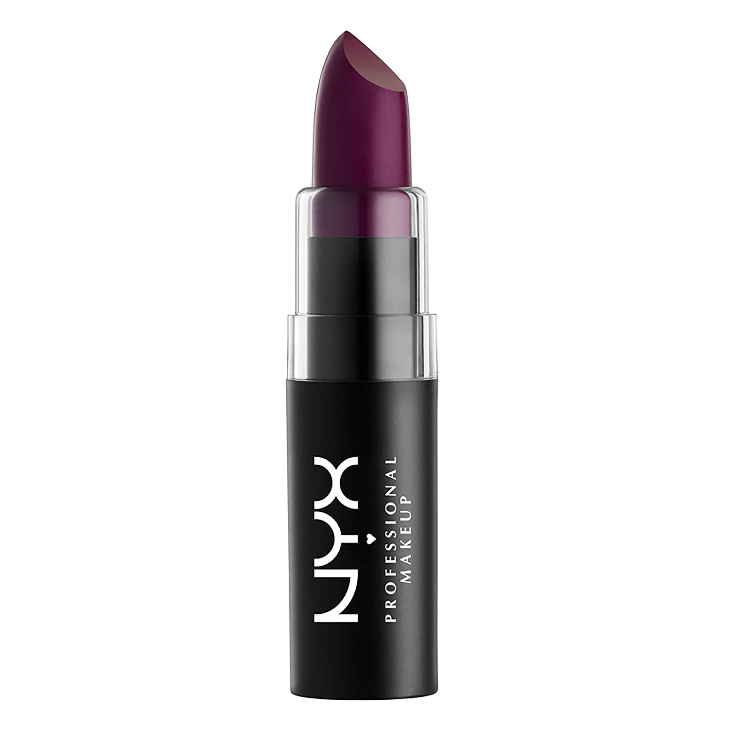 purple matte lipstick shade by nyx