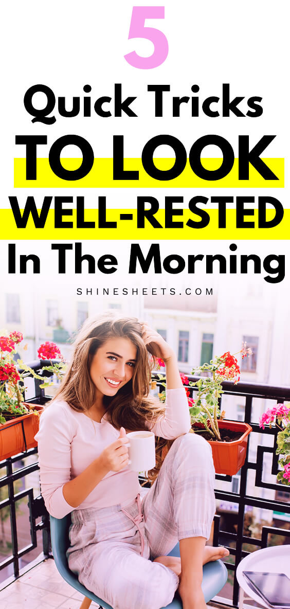 well rested woman in the balcony drinking coffee