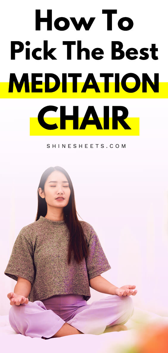 asian woman meditation on a meditation chair
