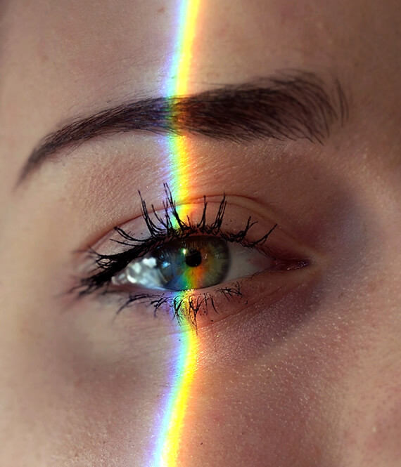 sad womans eyes