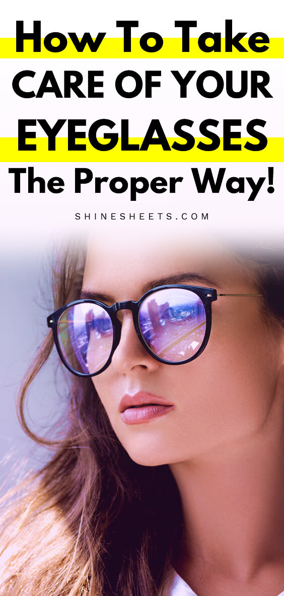 woman with high quality eyeglasses