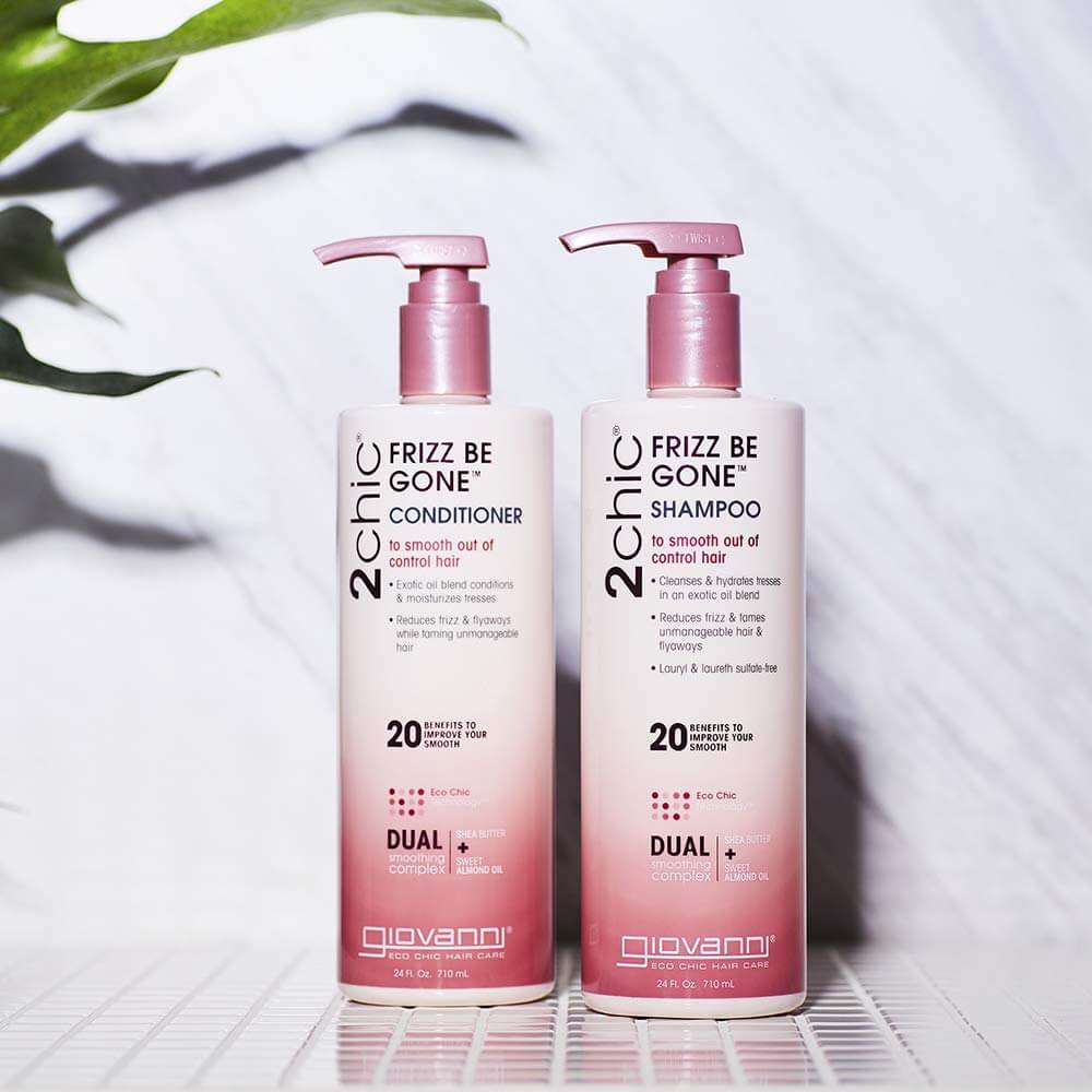 GIOVANNI 2chic Frizz Be Gone Conditioner and shampoo