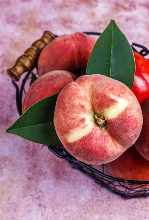 peaches in bag