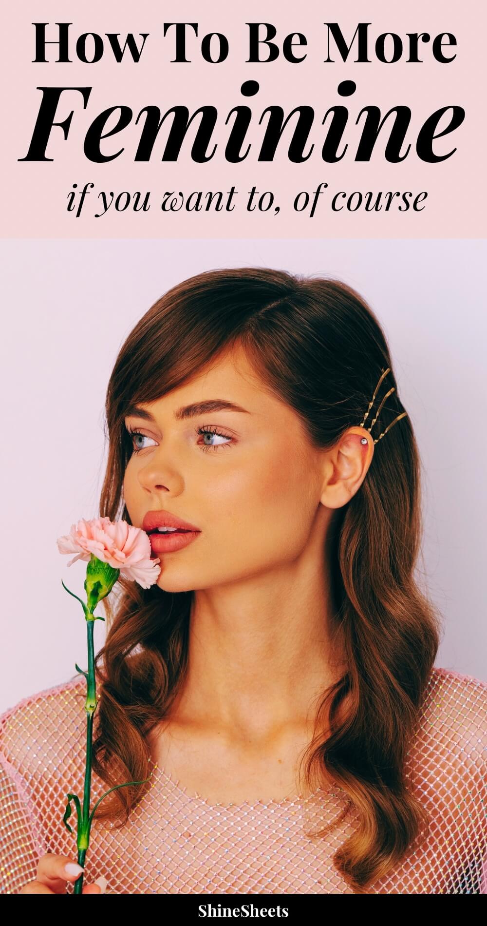 An example of how to be more feminine