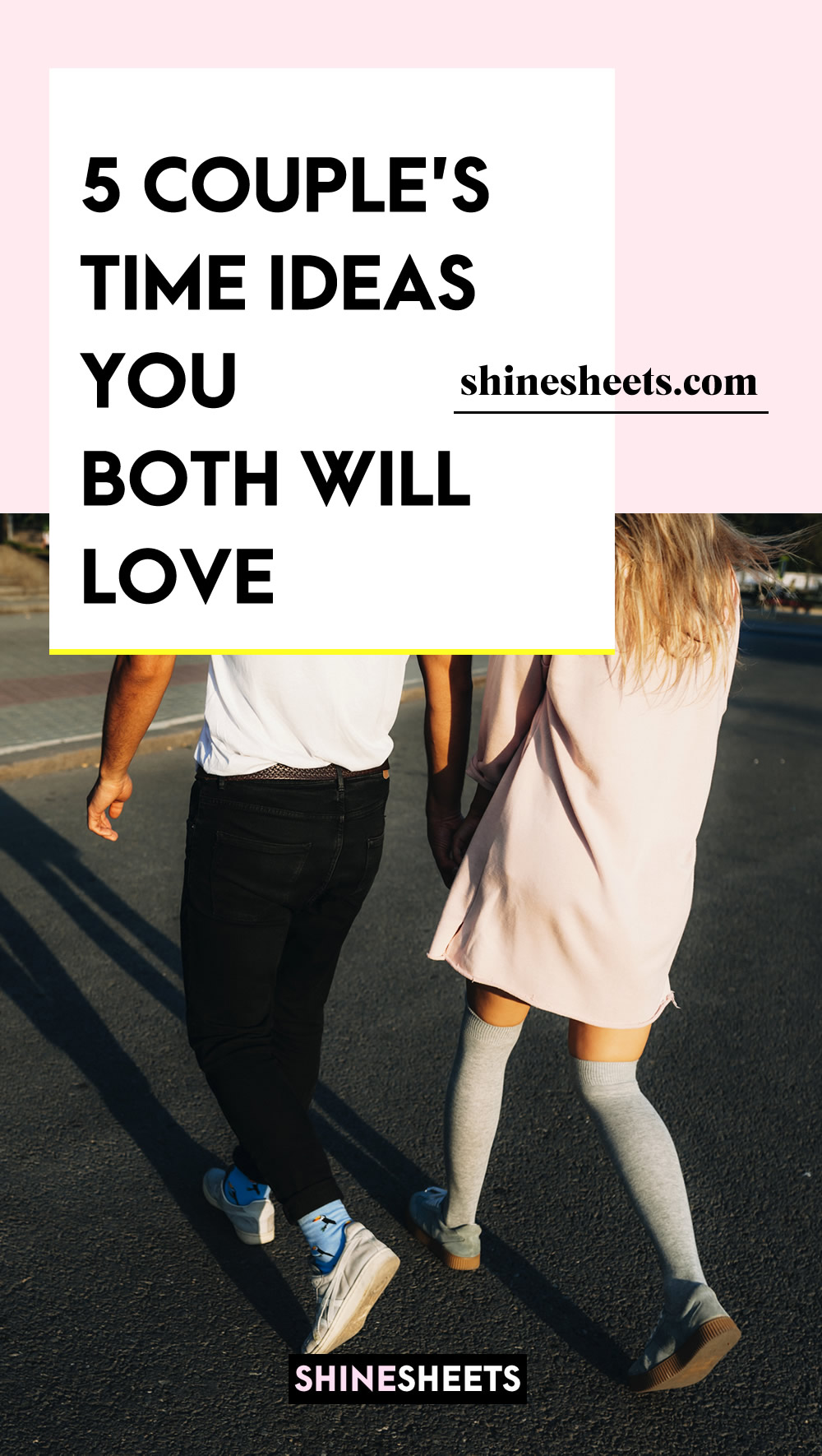 couple having great time holding hands