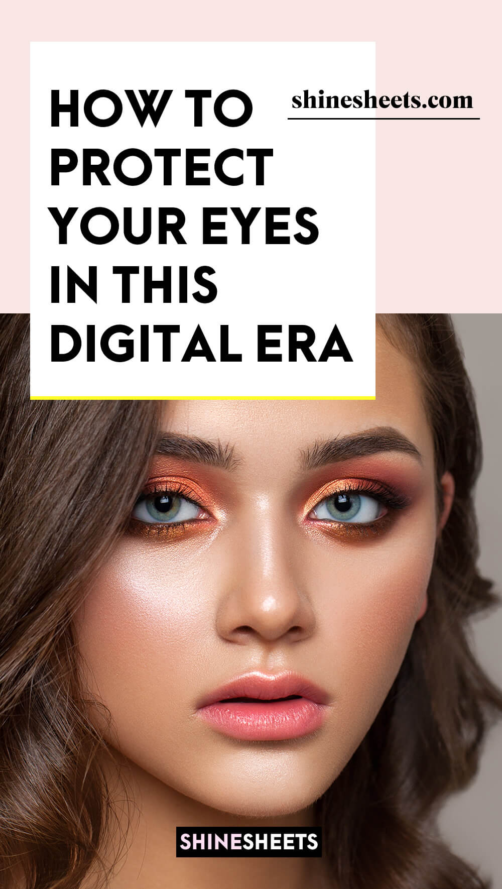 TIRED LOOKING WOMAN WITH BEAUTIFUL HEALTHY EYES