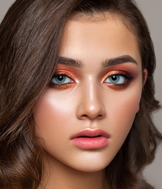 YOUNG WOMAN WITH TIRED EYES