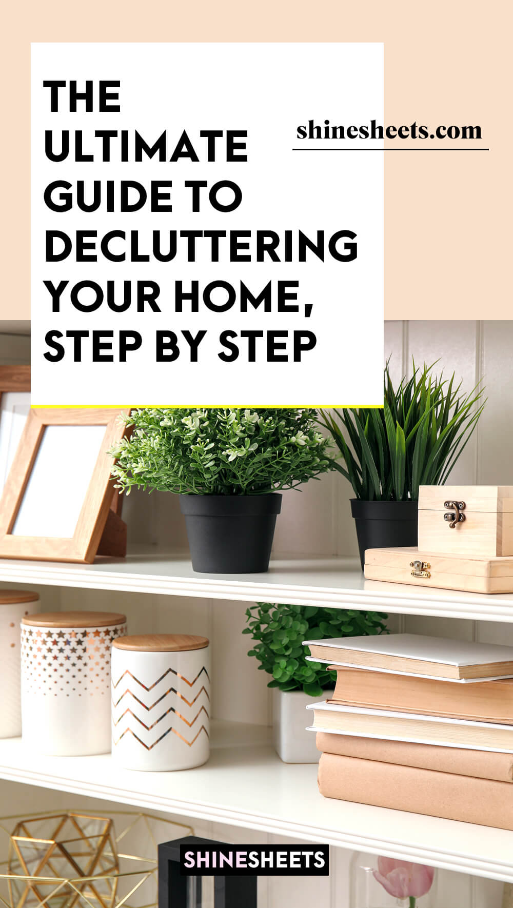 orderly decluttered home