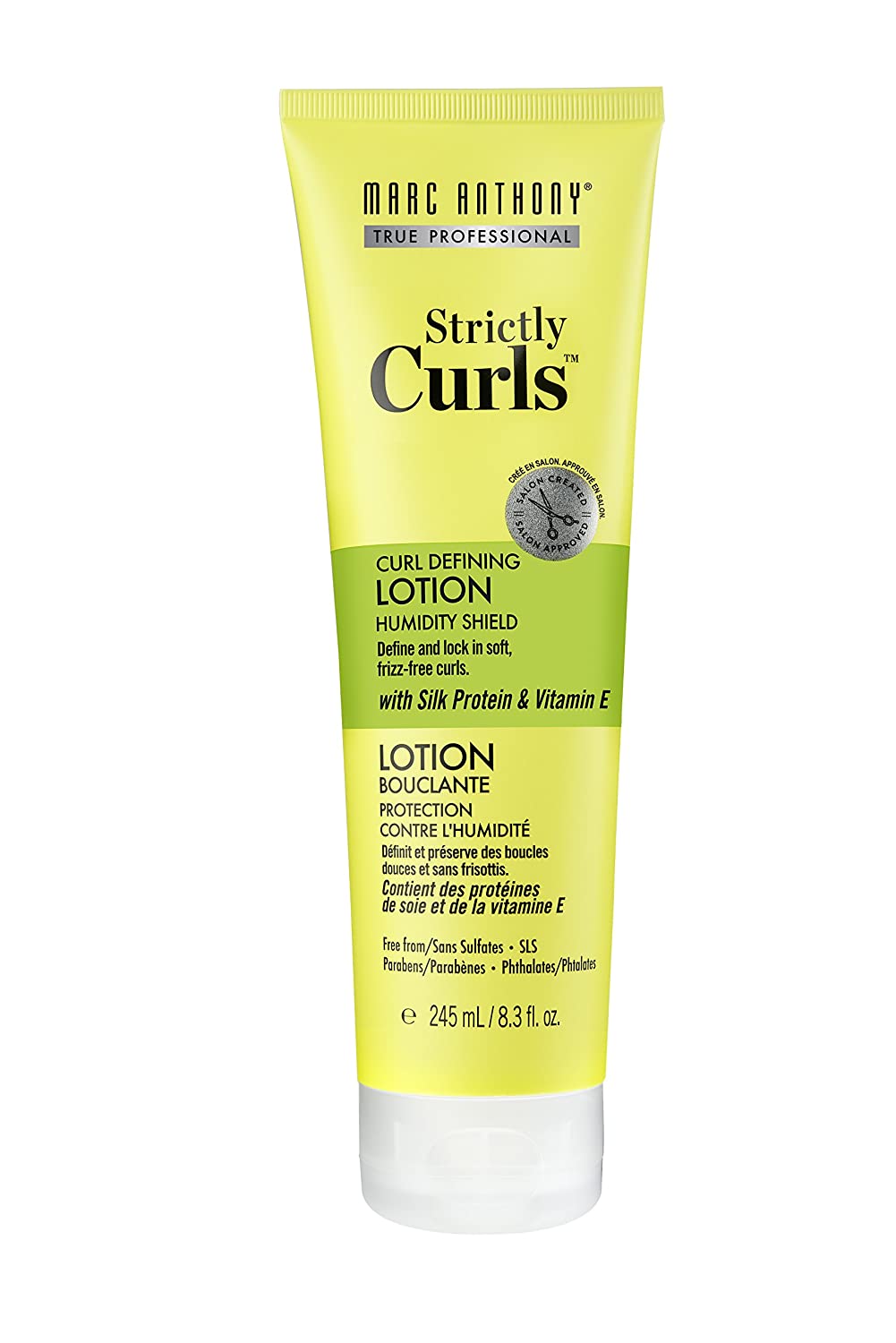 Marc Anthony Strictly Curls Vitamin E Curl Defining & Curl Enhancing Lotion – Moisturizing Detangler, Anti Frizz Hair Styling Product For Curls