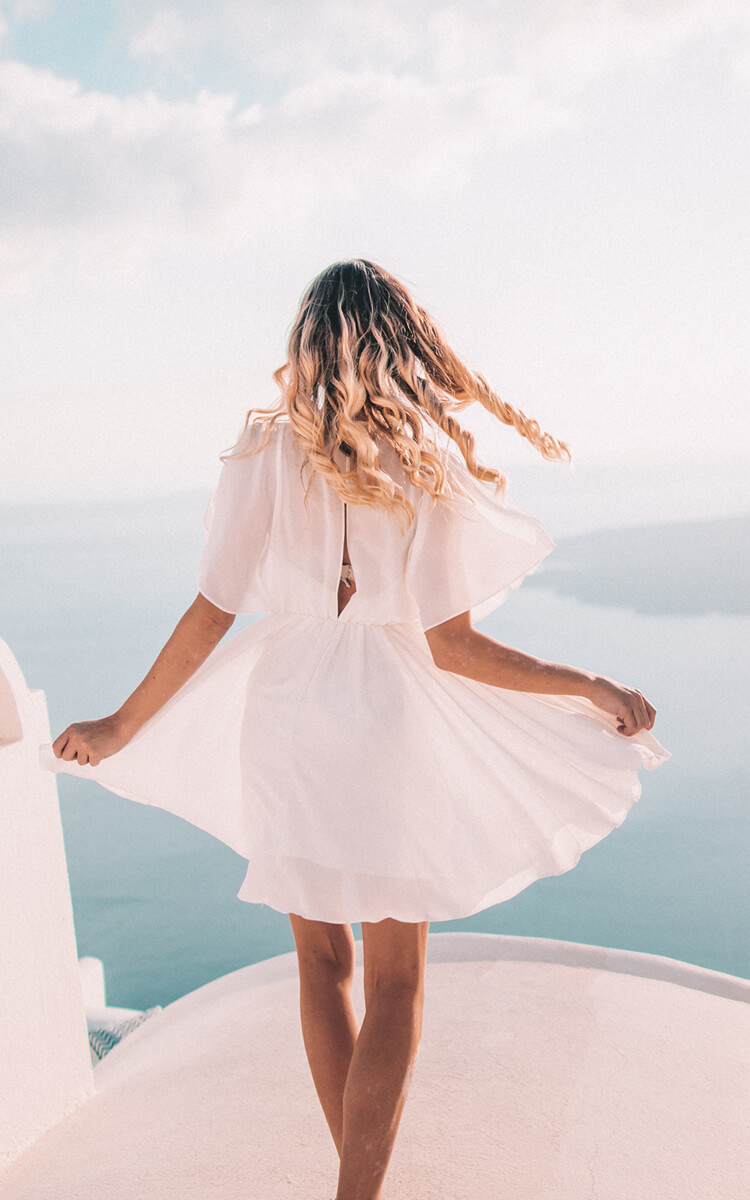 happy woman as an illustration on how to spread positivity around