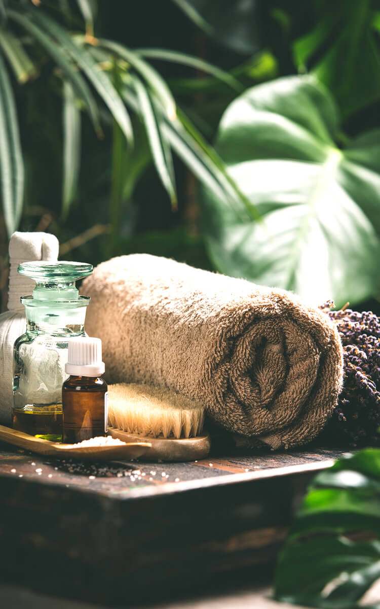 spa items composition