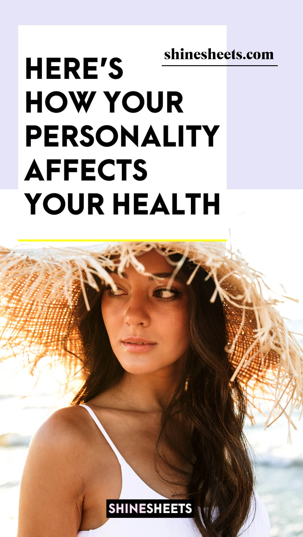 woman with personality type a walking on a beach
