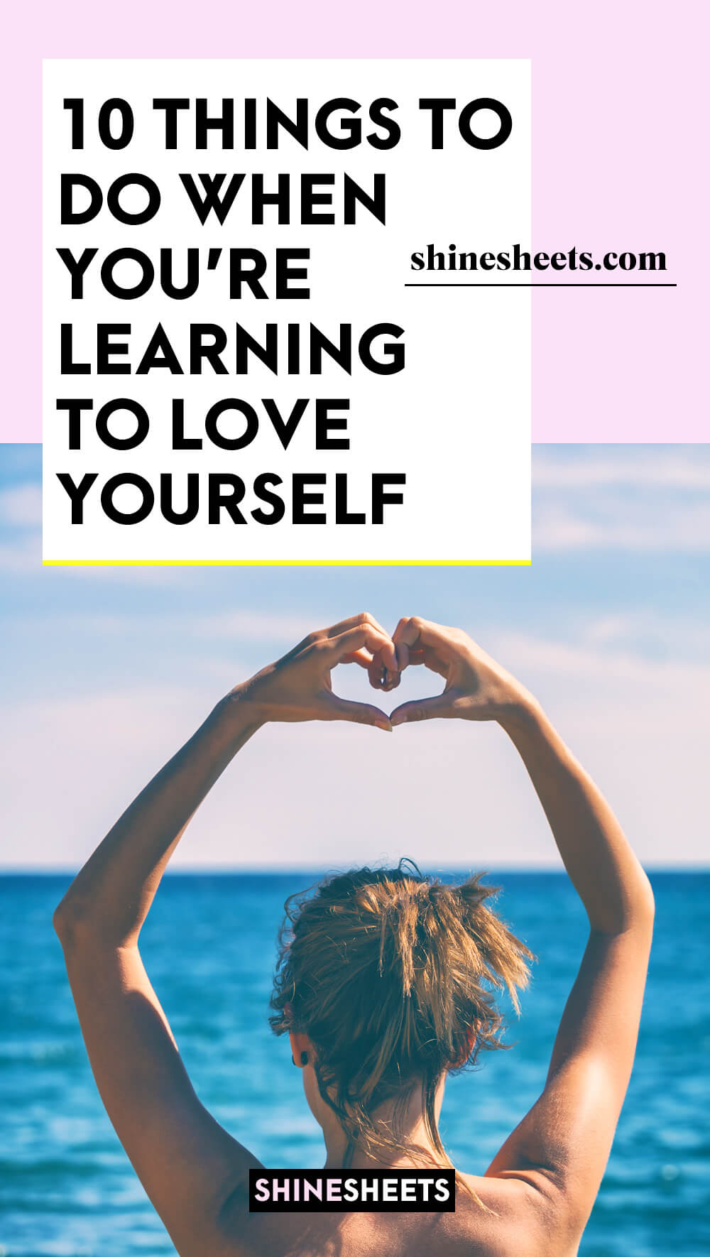 young woman doing meditation when learning to love yourself