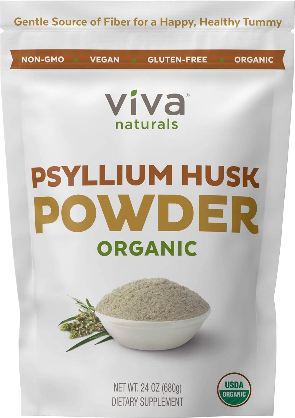 Organic Psyllium Husk Powder Isabgol