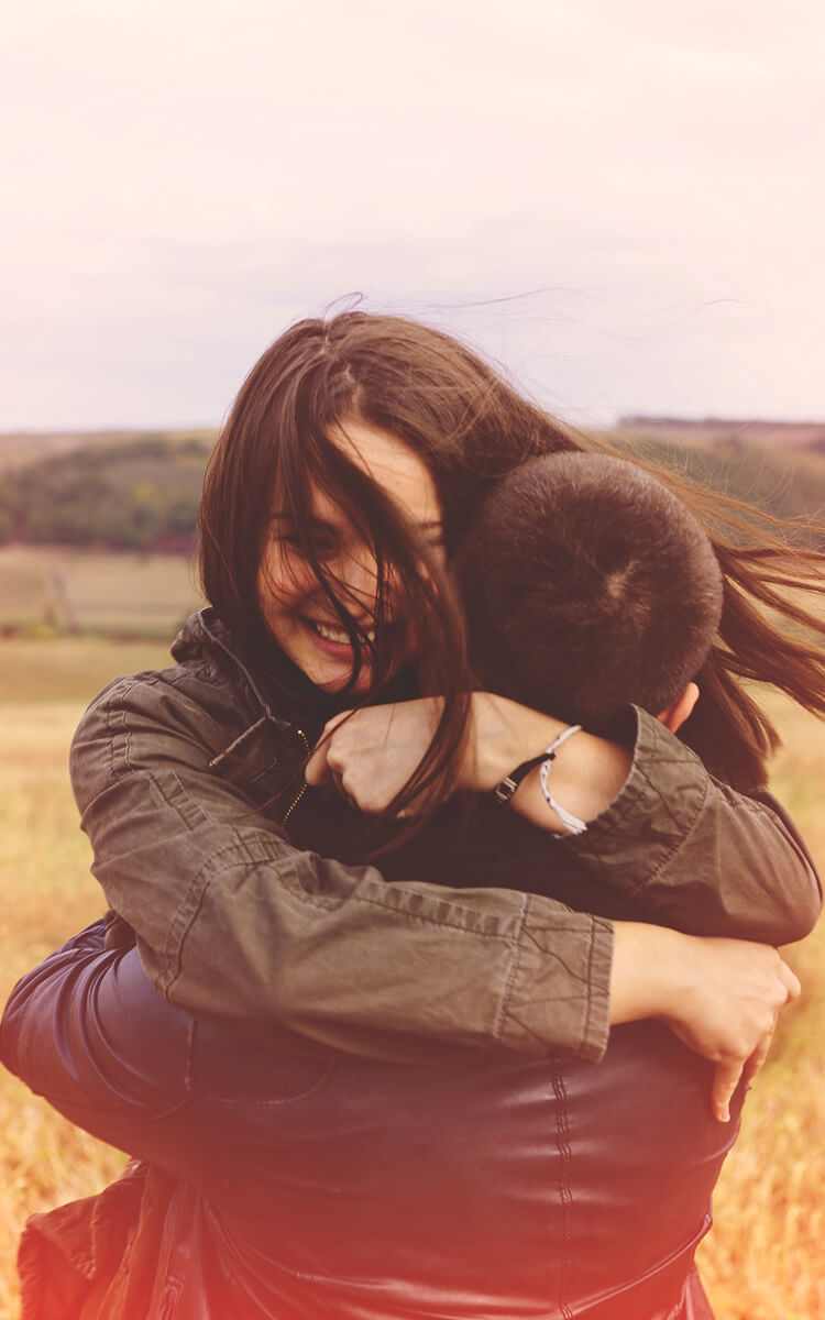 couple hugging each other