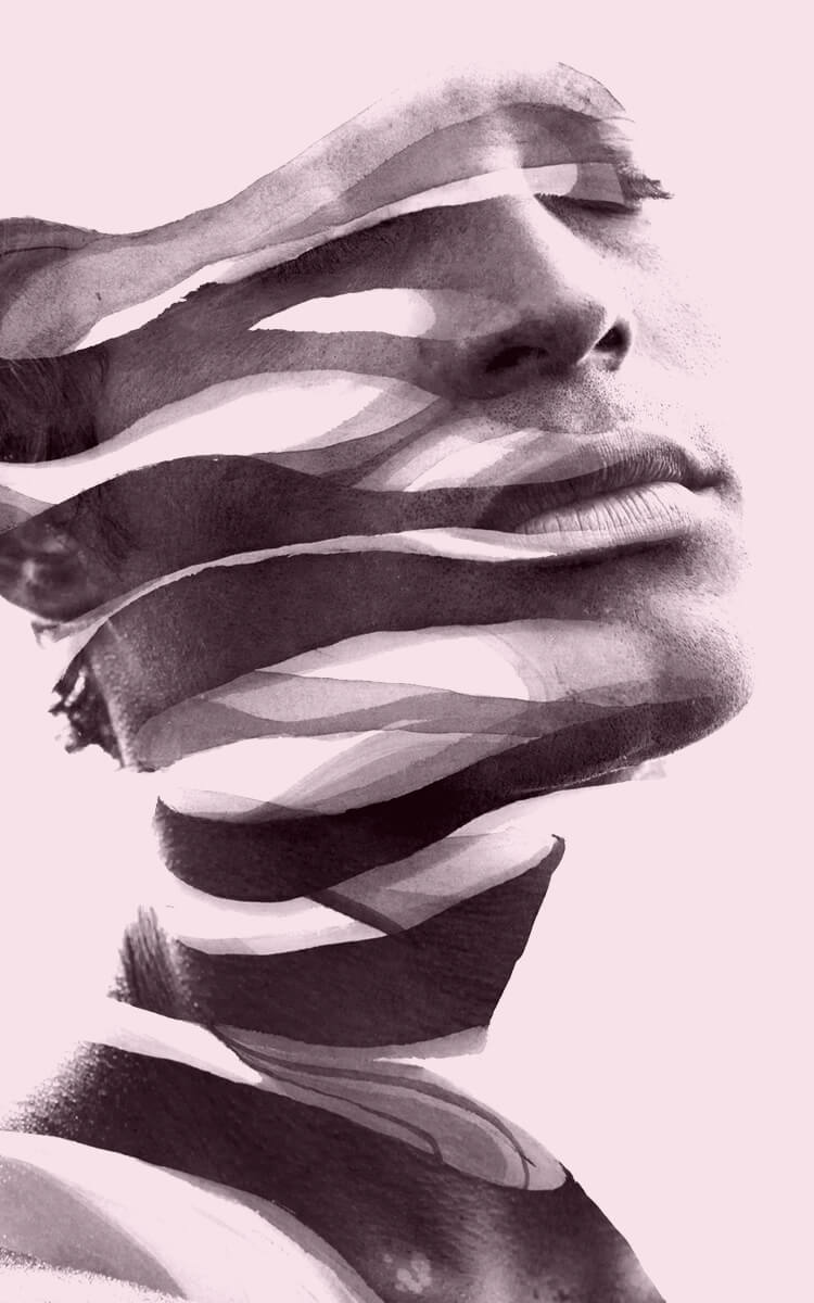 dual diagnosis art illustration