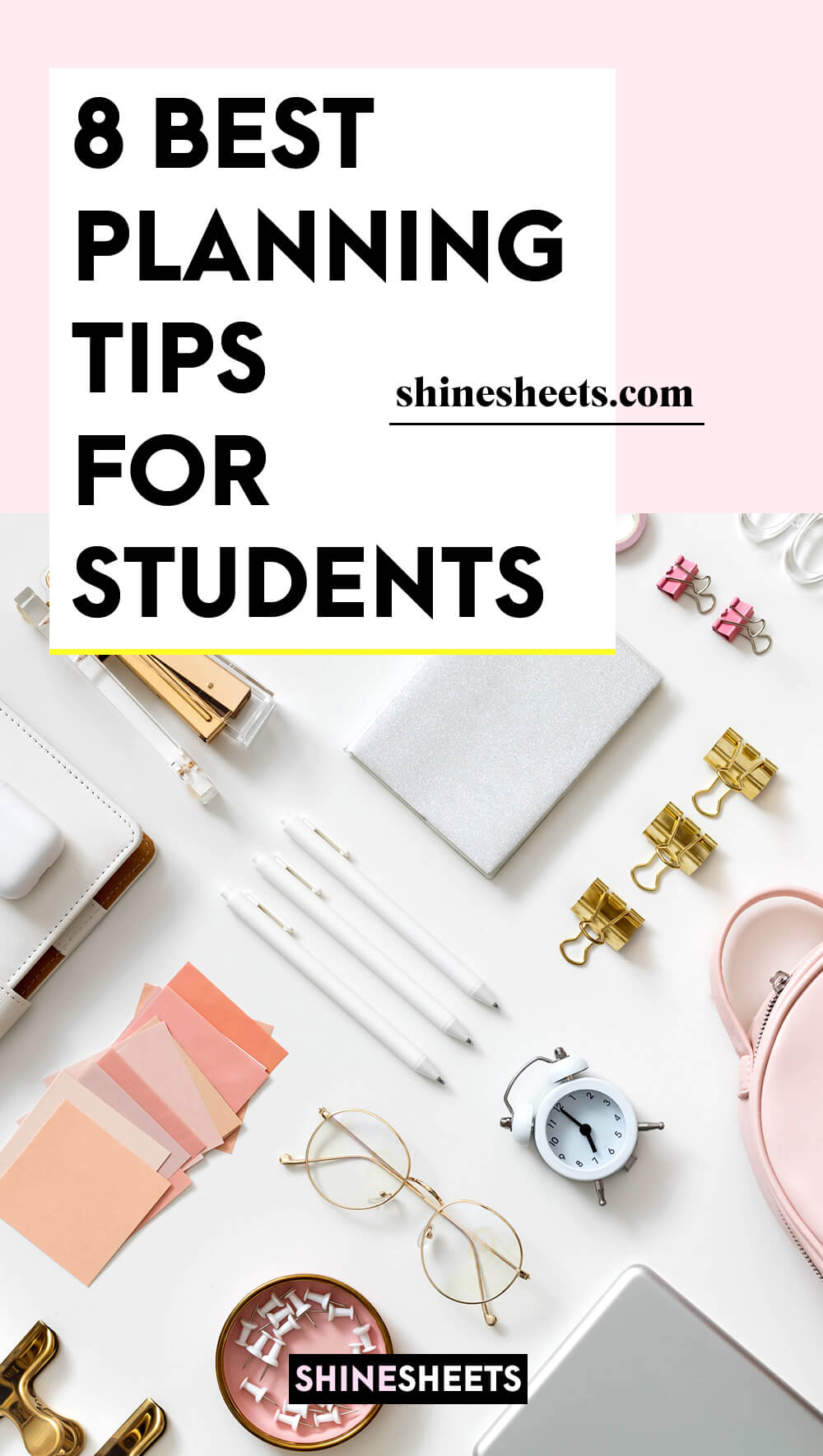 various planning tools for students