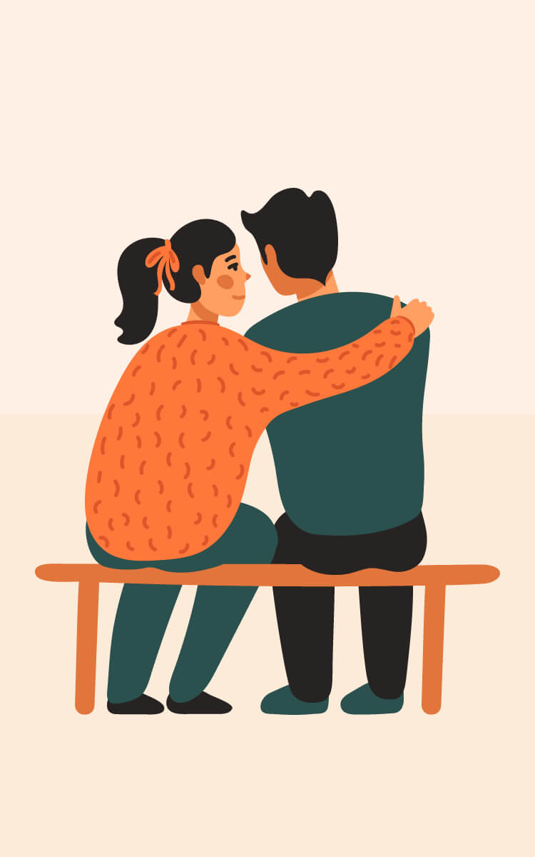 people showing empathy to each other