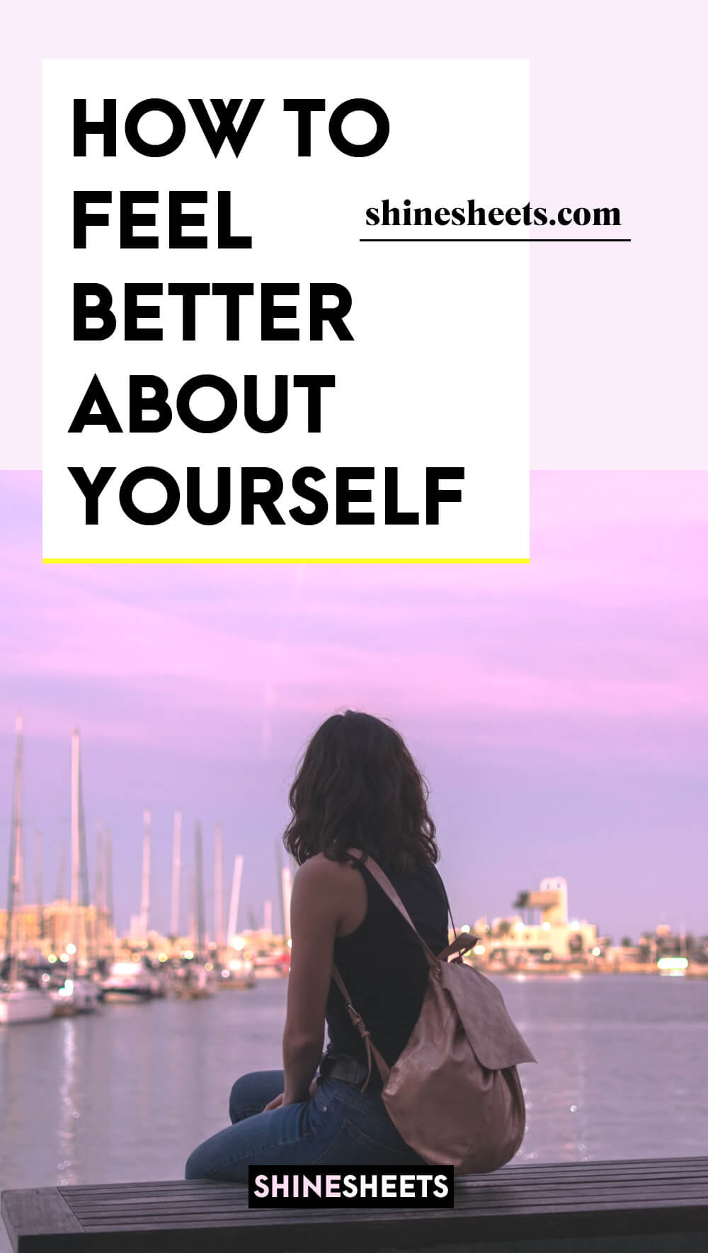 woman in the process of learning how to feel better about yourself