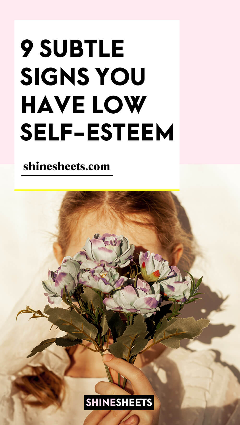 woman with very low self esteem