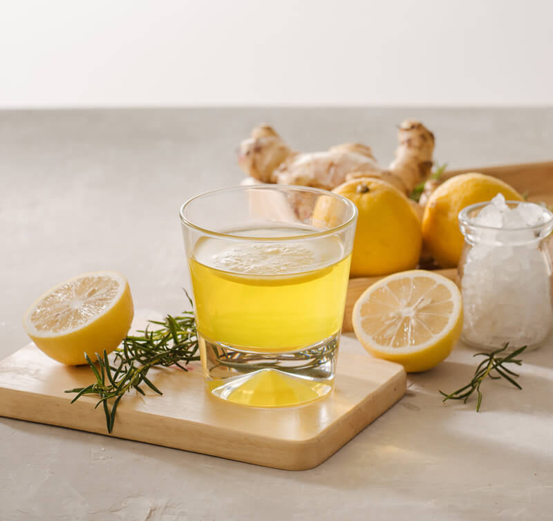 lemon ginger kombucha