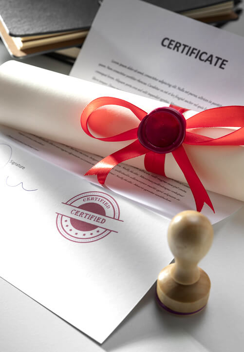 certificate of graduation