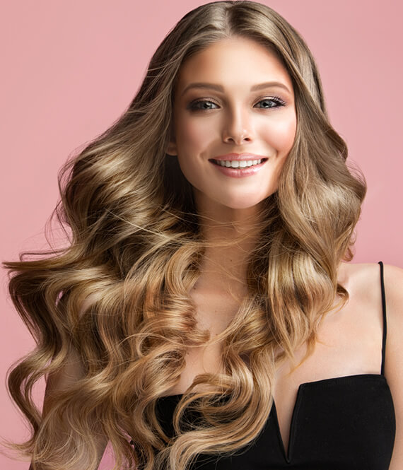 an example of how to get fluffy hair like 90s models