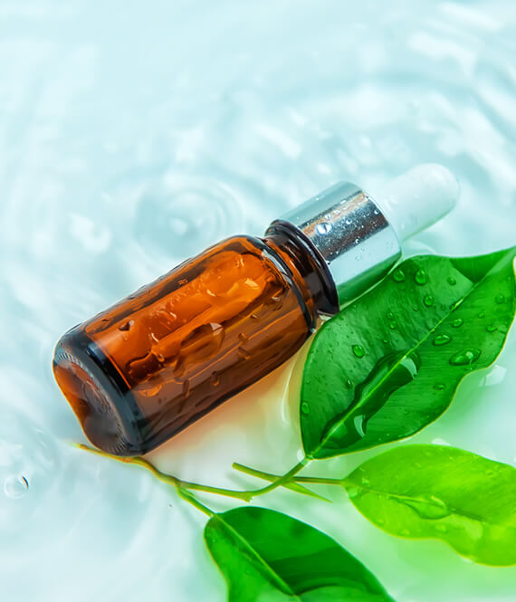 a bottle of tea tree oil