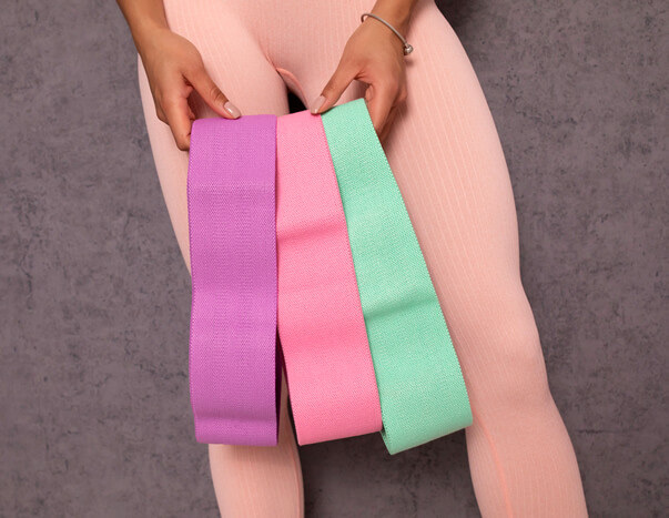 holding elastic resistance bands