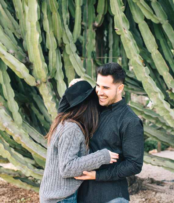 man showing his partner how to be less predictable
