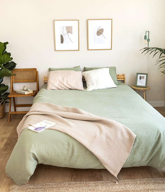 comfy cozy bedroom with a bed