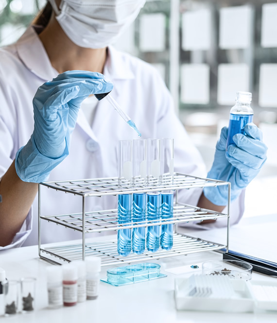 scientist doing a research in a lab