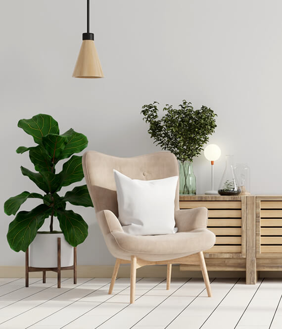 scandi style interior home room