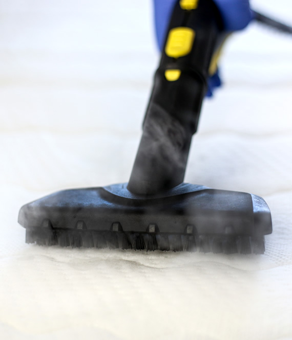 mattress care - steam cleaning mattress