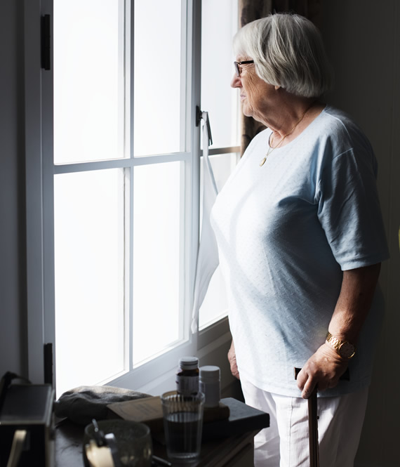 social withdrawal as a sign of depression in elderly