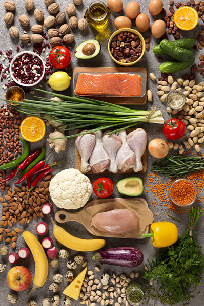 balanced diet as one of the natural skin care tips
