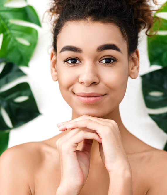woman with beautiful skin after using natural skin care tips