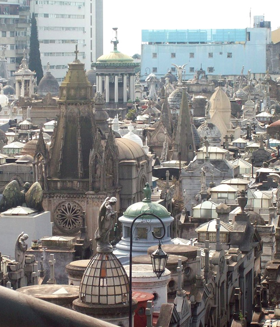 cemetary in recolleta