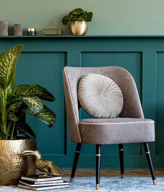 calming mood interior using color psychology at home